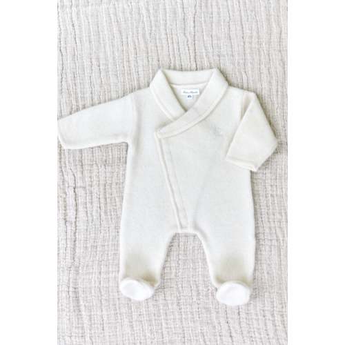 Jumpsuit long - Ecru knitting