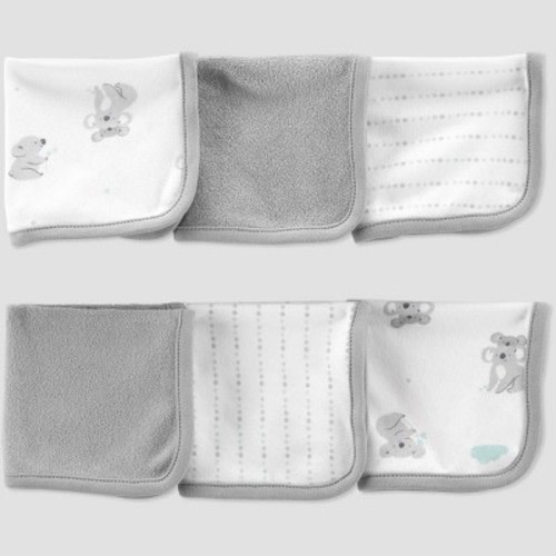 Baby Koala Washcloth Set - Just One You® made by carter's White/Gray