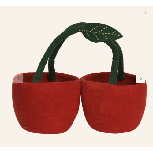 Rosella Felt Basket – Sage and Clare