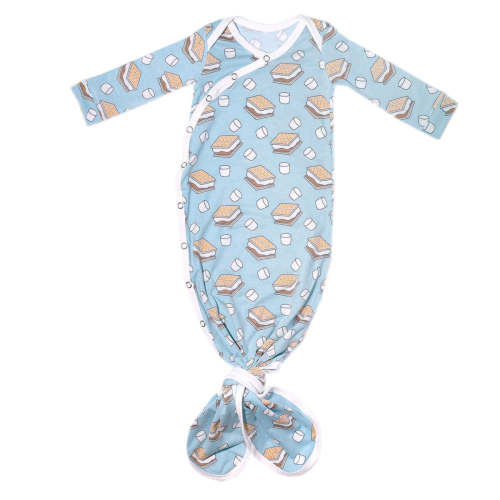 Newborn Knotted Gown - S'mores
