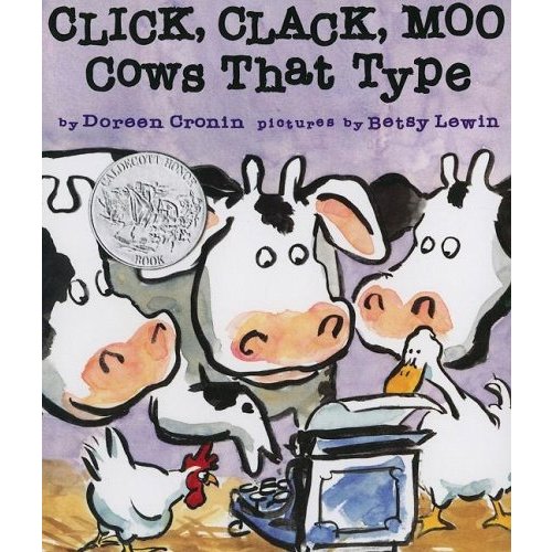 Click, Clack, Moo: Cows That Type a book by Doreen Cronin and Betsy Lewin
