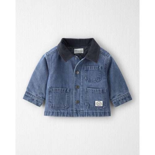 Baby Organic Cotton Denim Barn Jacket - Little Planet | Carter's