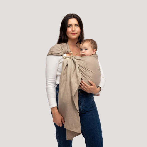 WildBird Linen Sling | Desert Lark - Standard 74" / Gold