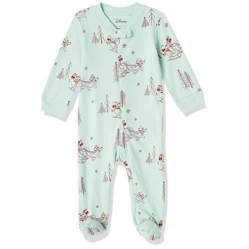 Amazon Essentials Disney | Marvel | Star Wars Unisex Babies' and Toddlers' Snug-Fit Cotton Footed Pajamas, Multipacks