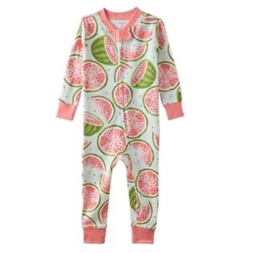 Butterblu Footless Baby Pajamas One-Piece 100% Organic Cotton