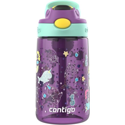 Contigo Kids Water Bottle with Redesigned AUTOSPOUT Straw, 14 oz