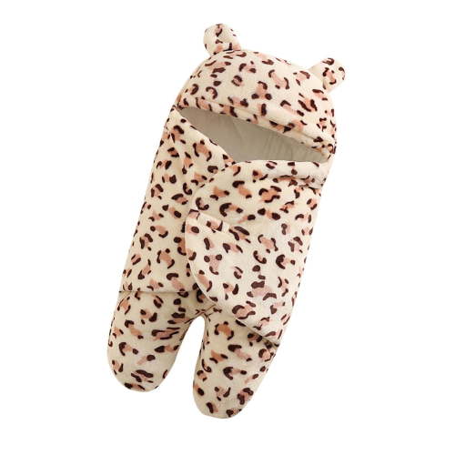 Fesfesfes Newborn Baby Jumpsuit Boy Girl Cute Print Flannel Receiving Sleeping Blanket Wrap Swaddle Plus Size $10