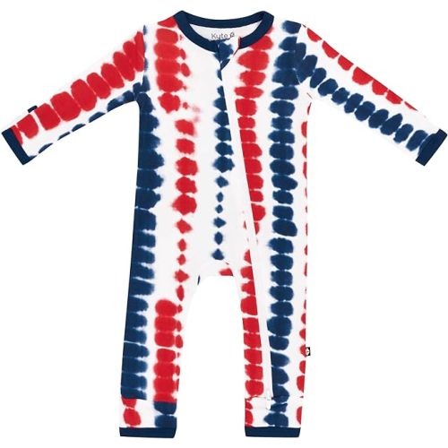 KYTE BABY Unisex Rayon Made From Bamboo Zippered Rompers 0-24 Months