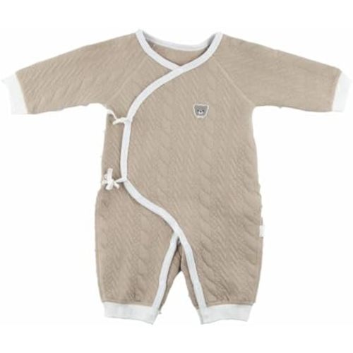 Baby Romper, Footless Knit 3-Layer 100% Cotton Newborn Pajamas & Going Home Outfit Onesise Jumpsuit for Infant