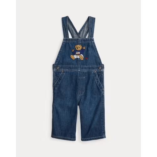 Polo Bear Indigo Denim Overall