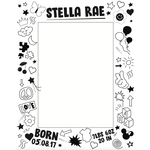 Personalized Acrylic Frame, Sunshine