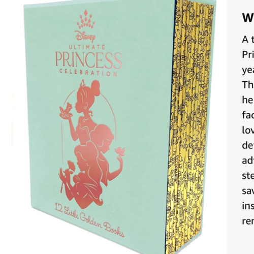 Ultimate Princess Boxed Set of 12 Little Golden Books (Disney Princess)