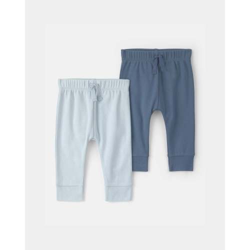 Baby Boy 2-Pack Cotton Pants - Blue