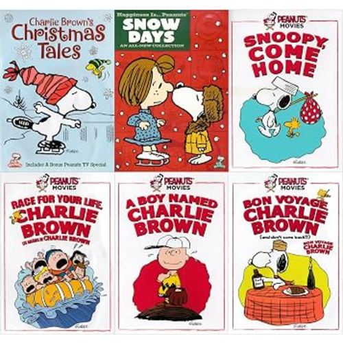 Ultimate Charles Schulz Peanuts 6-Movie DVD Collection: A Boy Named Charlie Brown / Snoopy Come Home / Race For Your Life / Bon Voyage / Christmas Tales / Happiness Is�Peanuts: Snow Days