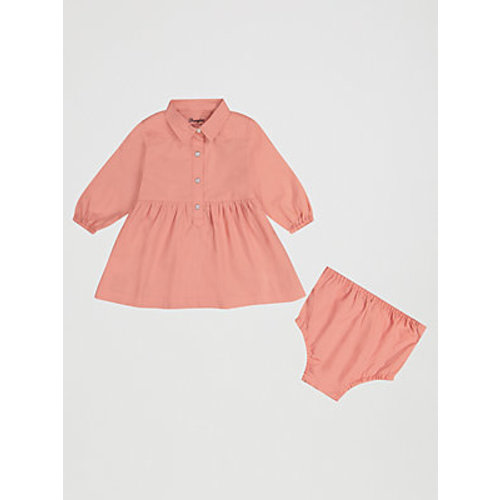Little Girl's Long Sleeve Western Snap Dress | SALE | Wrangler®
