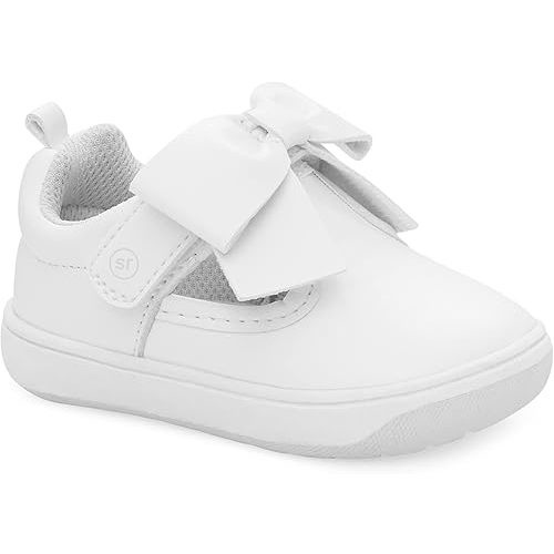Stride Rite Baby Girl's Kamila (Infant/Toddler) White 6 Toddler M