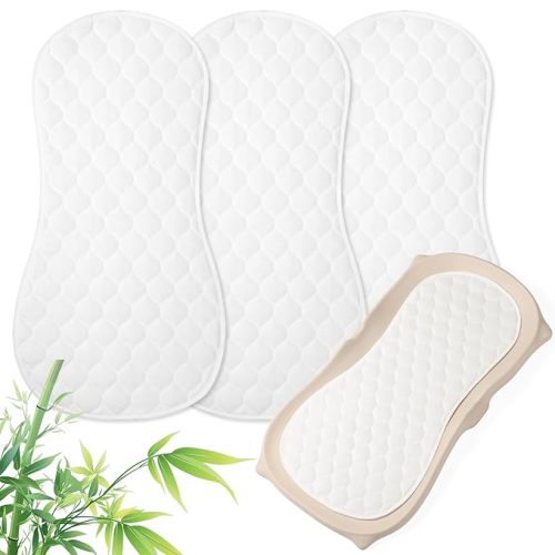 Baby Changing Pad Wipeable & Waterproof, Soft & Non-Slip Adjustable Safety Belt, Changing Table and Dresser, Use for Changing Diaper Clothes Massage Apply Moisturizer, Oat Cat Conpect Design