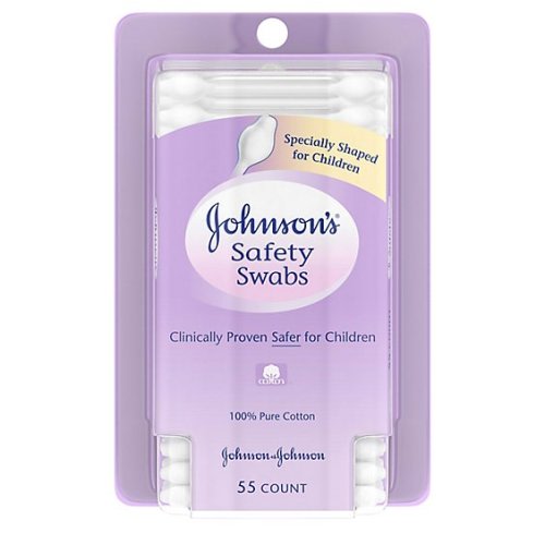 Johnsons Safety Swabs - 55 Count