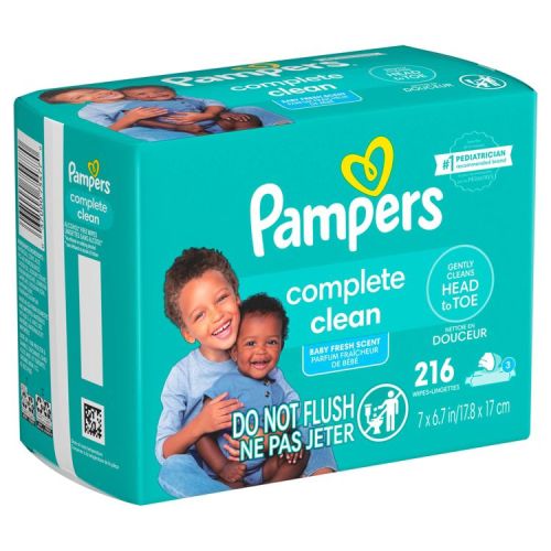 Pampers Baby Clean Fresh Scented Baby Wipes - 216ct