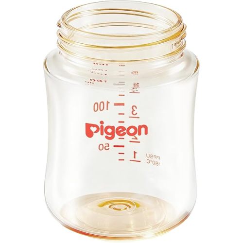 Pigeon PPSU Baby Bottle Replacement Body, 5.4 oz/160 ml, Wide Neck