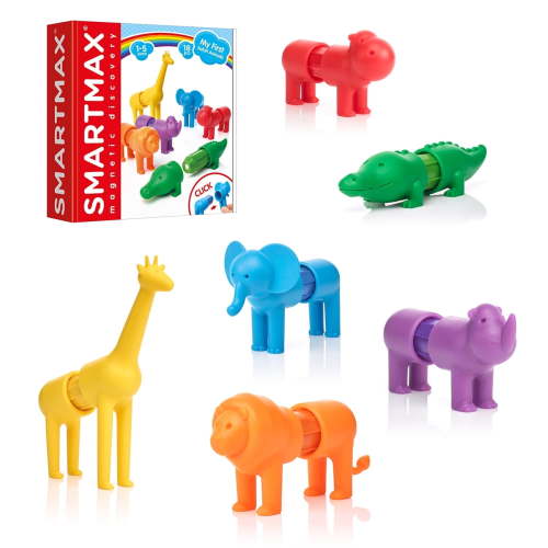 SmartMax My First Safari Animals STEM Magnetic Set for Ages 1-5