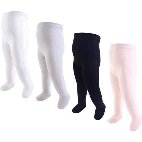 Touched by Nature Baby and Toddler Girl Organic Cotton Tights