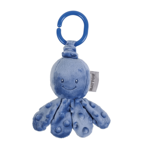 Nattou Vibrating Cuddly Octopus | Dark Blue