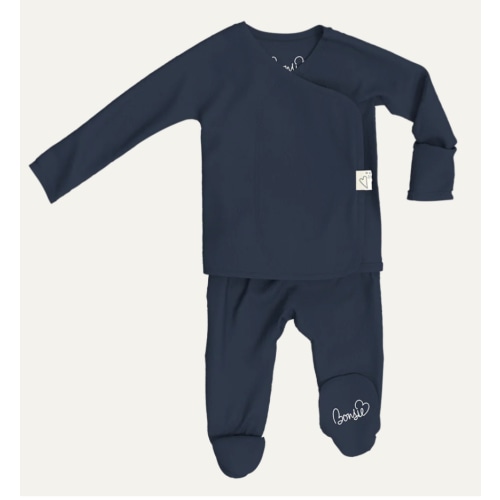 Footie - Midnight Blue – Bonsie Skin to Skin Babywear