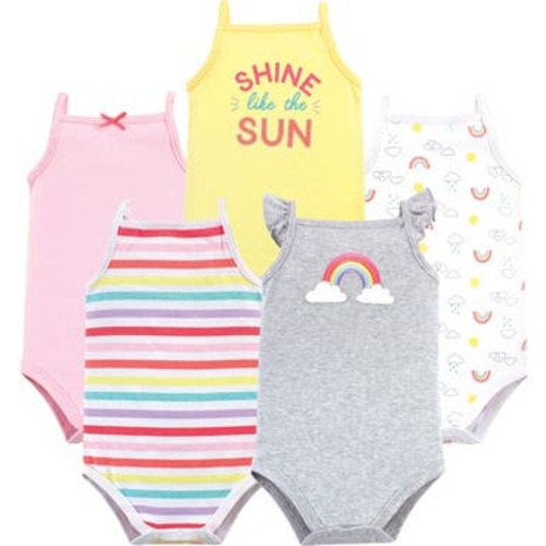 Soft Cotton Sleeveless Bodysuit, 3-6M