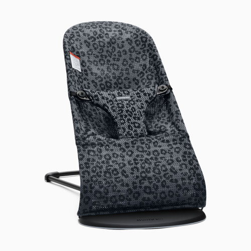 BabyBjörn Bouncer Bliss Mesh - Anthracite Leopard Mesh/Black Frame