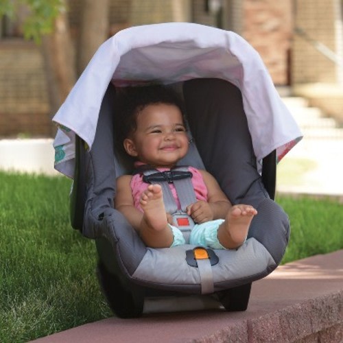 GO By Goldbug Car Seat Canopy Cover Floral