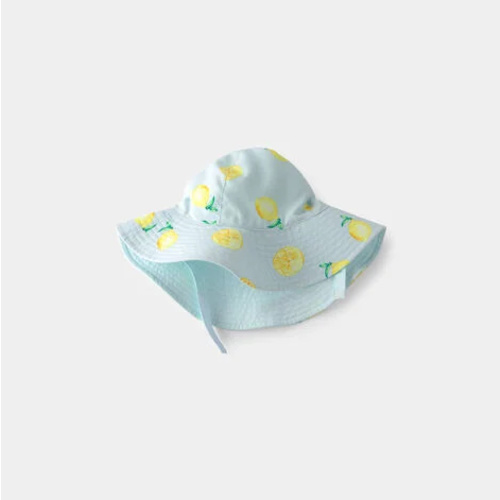 Baby Girl Reversible Lemon Swim Hat - Blue | Carter's