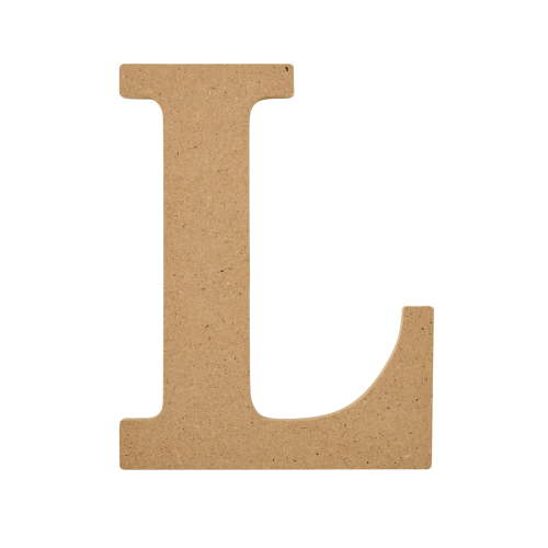 Plaid Unfinished Wood MDF 5" Letter for DIY Arts and Crafts, L