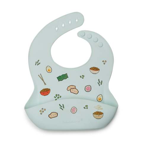 Loulou Lollipop Silicone Bib Printed | Ramen