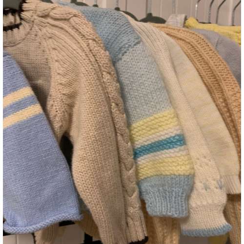 Baby Toddler Vintage Sweater Mystery Bundle 4 Items 50s 60s 70s 80s 90s 00s READ