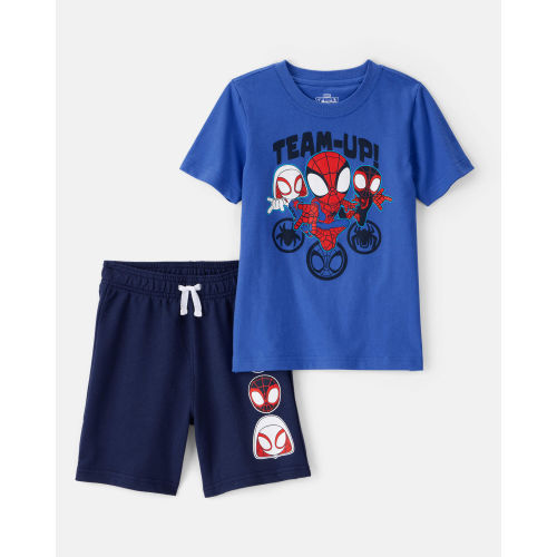 Toddler Boy 2-Piece Spider-Man Outfit Set - Navy/Blue - Carter's | Carter's