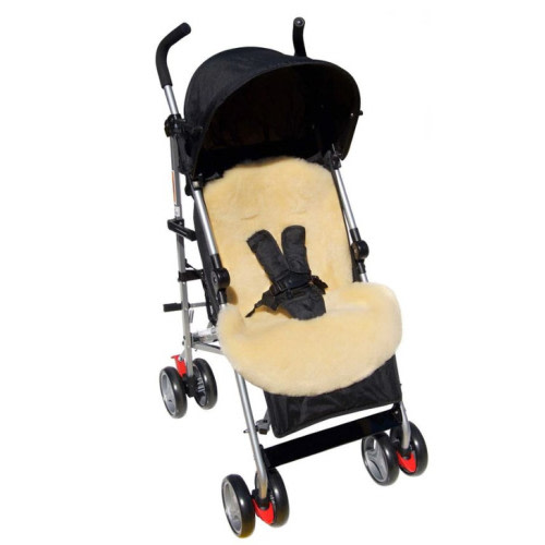 Short Wool Lambskin Stroller Pram Liner - Buy Now!