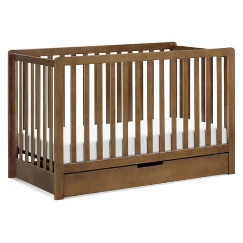 Carter's by daVinci Colby 4-in-1 Convertible Crib with Trundle Drawer - Walnut