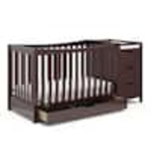 Graco Remi Espresso 4-in-1 Convertible Crib and Changer 04586-219