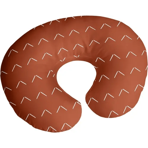 Sweet Jojo Designs Boho Arrow Boy Girl Unisex/Gender Neutral Nursing Pillow Cover Baby Breastfeeding Slipcover Infant Newborn Nursery Bottle Breast Feeding Pillowcase Pillow NOT Included Ivory Orange