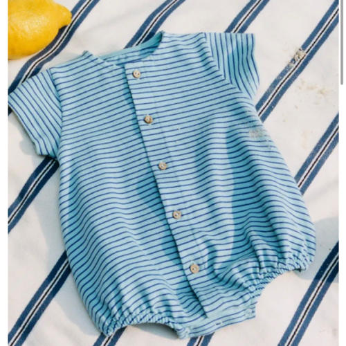 STRIPED ROMPER - Blue / White | ZARA United States