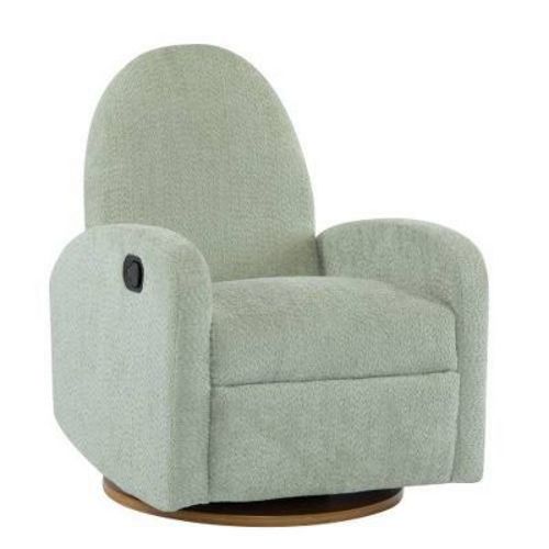 Christopher Knight Home Levi 360 Swivel and Glider Recliner Chair Light Green