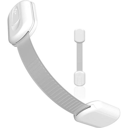 Baby Proofing Child Safety Locks (2 Pack) by Skyla Homes - The Safest, Quickest and Easiest 3M Adhesive Cabinet Latches, No Screws & Magnets, Multi-Purpose for Furniture, Kitchen, Ovens, Toilet Seats