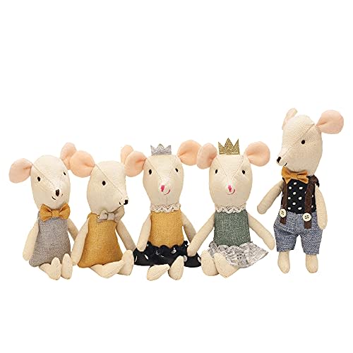 Mouse Dolls Stuffed Animal Plush Toy | handmade Role Swap Game