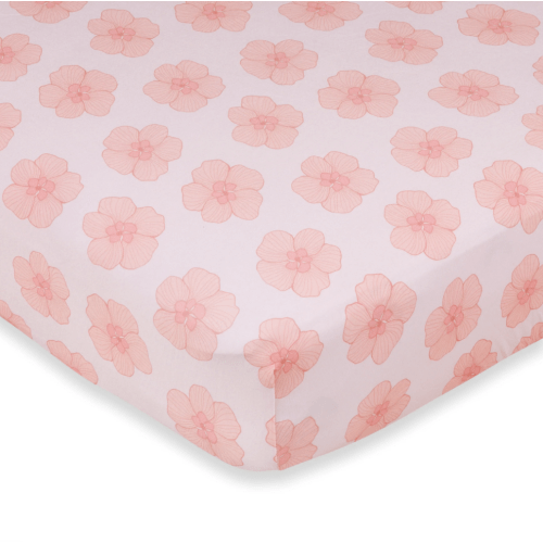 Crib Sheet – Ava & Oliver - Peach Hau