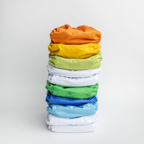 Play Solids - Essentials Pocket Diapers - Cloth Diaper Value Bundle - – Kinder Cloth Diaper Co.