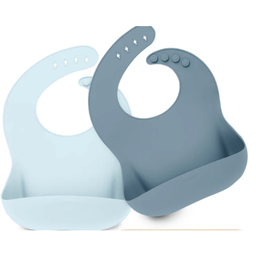 Silicone Bibs, Ocean color