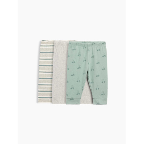 Baby First Favorites Organic Cotton Pull-On Pants (3-Pack)