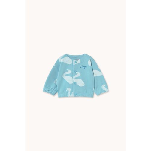BIG SWANS BABY JACKET light cyan | TINY