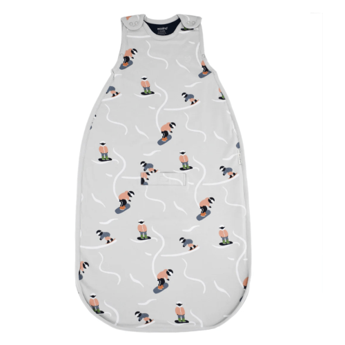 4 Season® Ultimate Baby Sleep Bag, Merino Wool & Organic Cotton, Snowboarder